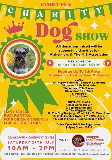 Crowborough Dog Show poster